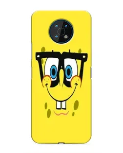 Чехол для Nokia G50 с картинкой «Минималистичный Спанч Боб» Чехол для Nokia G50 с картинкой «Минималистичный Спанч Боб»