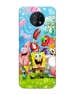 Чехол для Nokia G50 с картинкой «Губка Боб и друзья» Чехол для Nokia G50 с картинкой «Губка Боб и друзья»