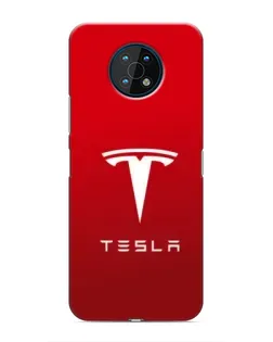 Чехол для Nokia G50 с картинкой «Tesla Red Classic»