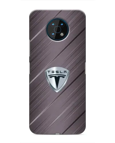 Чехол для Nokia G50 с картинкой «Металлическая текстура Tesla» Чехол для Nokia G50 с картинкой «Металлическая текстура Tesla»