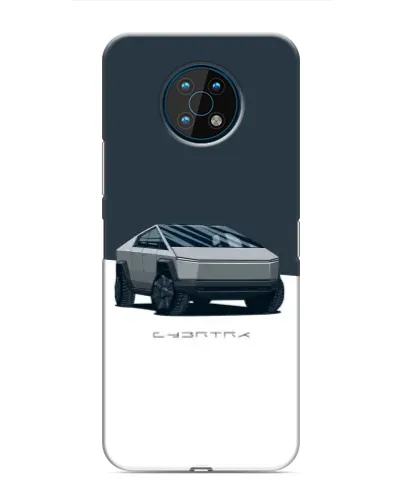 Чехол для Nokia G50 с картинкой «Серебристый Cybertruck Tesla» Чехол для Nokia G50 с картинкой «Серебристый Cybertruck Tesla»