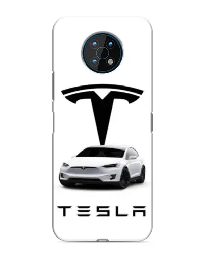 Чехол для Nokia G50 с картинкой «Tesla White Style» Чехол для Nokia G50 с картинкой «Tesla White Style»