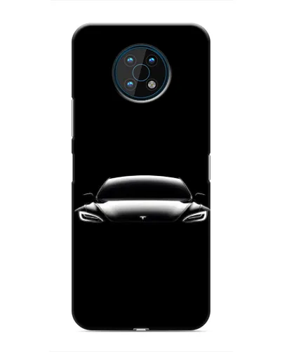 Чехол для Nokia G50 с картинкой «Фары Tesla Night» Чехол для Nokia G50 с картинкой «Фары Tesla Night»