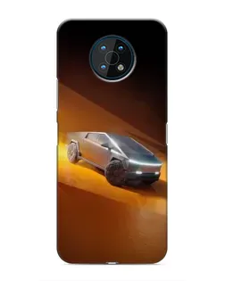 Чехол для Nokia G50 с картинкой «Cybertruck в пустыне»