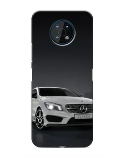 Чехол для Nokia G50 с картинкой «Mercedes AMG GT Silver»