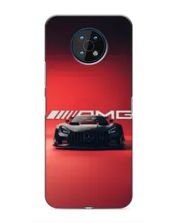 Чехол для Nokia G50 с картинкой «Mercedes AMG — красная линия»
