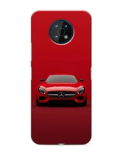 Чехол для Nokia G50 с картинкой «Красный Mercedes AMG»