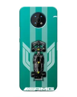 Чехол для Nokia G50 с картинкой «Mercedes AMG Petronas»