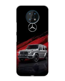 Чехол для Nokia G50 с картинкой «Mercedes G-Class красный»