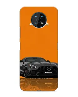 Чехол для Nokia G50 с картинкой «Оранжевый Mercedes AMG»