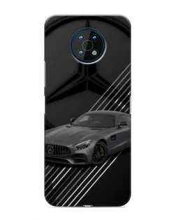 Чехол для Nokia G50 с картинкой «Mercedes AMG — графика»