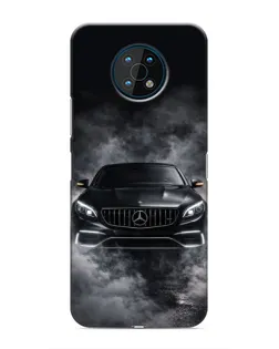 Чехол для Nokia G50 с картинкой «Mercedes в дыму»