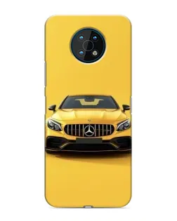 Чехол для Nokia G50 с картинкой «Желтый Mercedes GT»