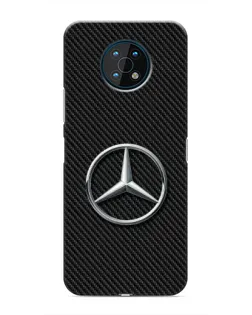Чехол для Nokia G50 с картинкой «Карбоновый Mercedes стиль»
