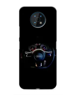 Чехол для Nokia G50 с картинкой «Салон Audi — руль»