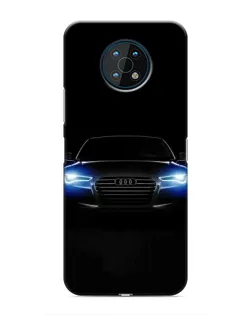 Чехол для Nokia G50 с картинкой «Audi в неоне»