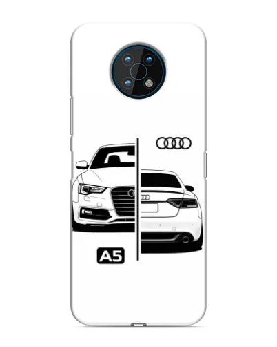 Чехол для Nokia G50 с картинкой «Audi — контрастный дизайн» Чехол для Nokia G50 с картинкой «Audi — контрастный дизайн»