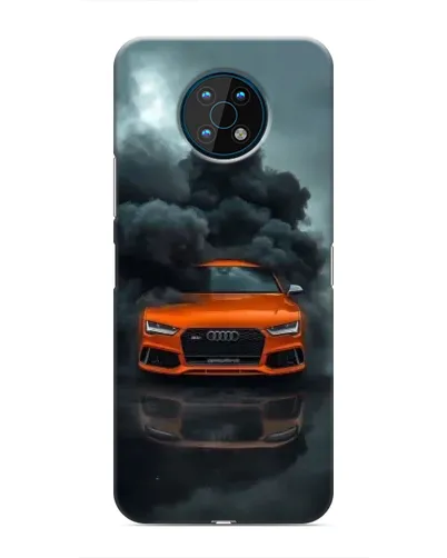 Чехол для Nokia G50 с картинкой «Audi в облаках дыма» Чехол для Nokia G50 с картинкой «Audi в облаках дыма»