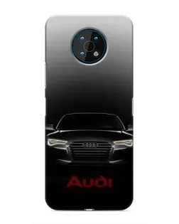 Чехол для Nokia G50 с картинкой «Audi — градиентный контур»
