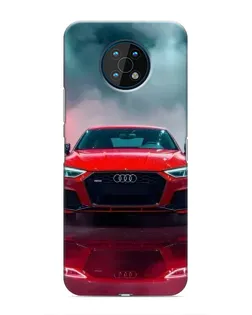 Чехол для Nokia G50 с картинкой «Audi RS — красный стиль»