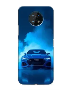 Чехол для Nokia G50 с картинкой «Audi — голубая энергия»