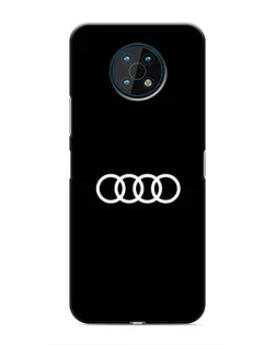 Чехол для Nokia G50 с картинкой «Audi White Logo»