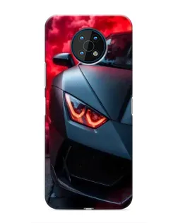 Чехол для Nokia G50 с картинкой «Lamborghini красное сияние»