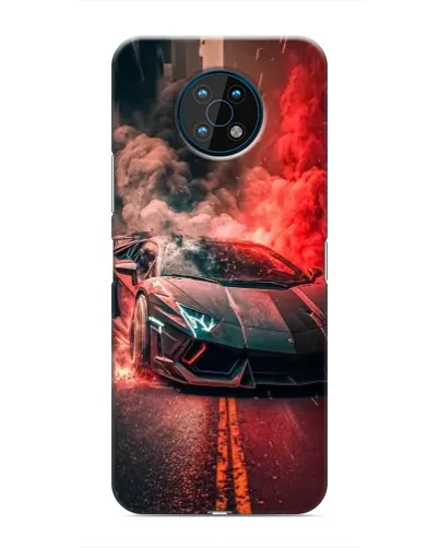 Чехол для Nokia G50 с картинкой «Lamborghini красный дым» Чехол для Nokia G50 с картинкой «Lamborghini красный дым»