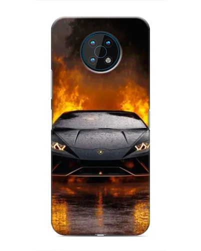 Чехол для Nokia G50 с картинкой «Lamborghini в огне» Чехол для Nokia G50 с картинкой «Lamborghini в огне»