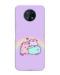 Чохол для Nokia G50 з картинкою «Веселкові Пушини»