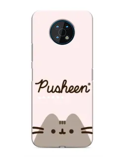 Чохол для Nokia G50 з картинкою «Pusheen логотип»