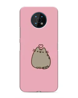 Чохол для Nokia G50 з картинкою «Pusheen серце»