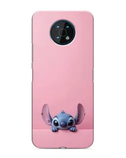 Чехол для Nokia G50 с картинкой «Stitch выглядывает» Чехол для Nokia G50 с картинкой «Stitch выглядывает»