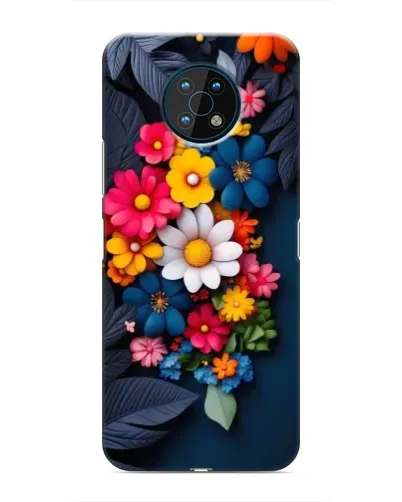 Чехол для Nokia G50 с картинкой «Цветочная феерия»