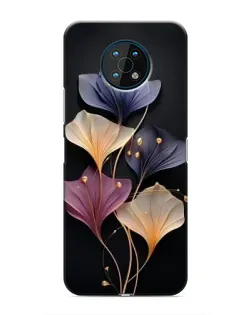 Чехол для Nokia G50 с картинкой «Лиловые цветы грации»