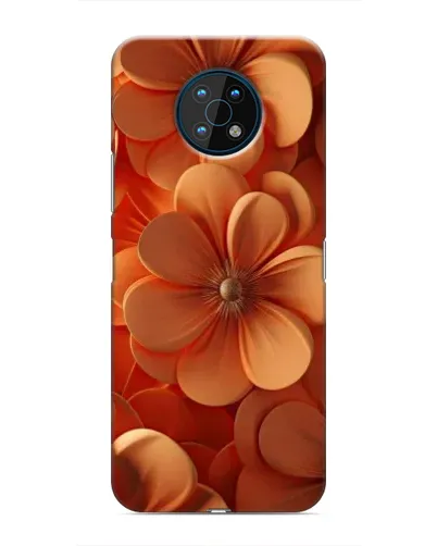 Чехол для Nokia G50 с картинкой «Оранжевый макро цветок»
