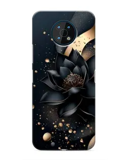 Чехол для Nokia G50 с картинкой «Черный лотос»
