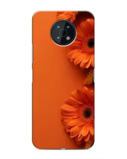 Чехол для Nokia G50 с картинкой «Оранжевые герберы»
