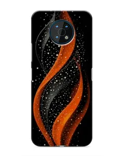 Чехол для Nokia G50 с картинкой «Огненная звездная волна»