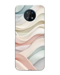 Чехол для Nokia G50 с картинкой «Пастельные нежные волны» Чехол для Nokia G50 с картинкой «Пастельные нежные волны»