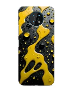 Чехол для Nokia G50 с картинкой «Жидкое желтое золото» Чехол для Nokia G50 с картинкой «Жидкое желтое золото»