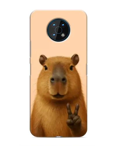Чехол для Nokia G50 с картинкой «Капибара виктория» Чехол для Nokia G50 с картинкой «Капибара виктория»