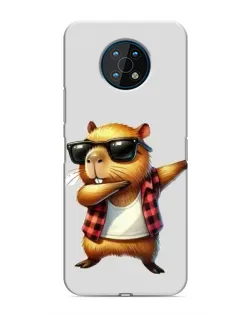 Чохол для Nokia G50 з картинкою «Капібара репер даб»