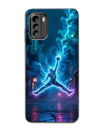 Чехол для Nokia G60 с картинкой «Jordan Gold Jumpman»