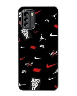 Чехол для Nokia G60 с картинкой «Nike Mix Pattern»