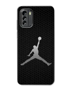 Чехол для Nokia G60 с картинкой «Jordan Dark Carbon»