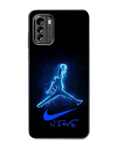 Чехол для Nokia G60 с картинкой «Jordan Neon Blue»