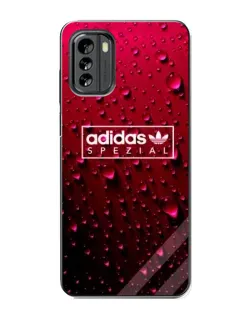 Чехол для Nokia G60 с картинкой «Adidas Gold Marble»