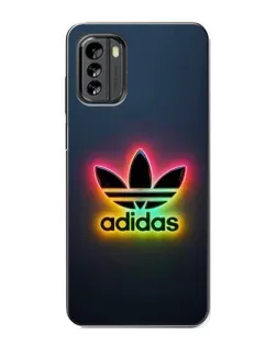 Чехол для Nokia G60 с картинкой «Неоновый Adidas»