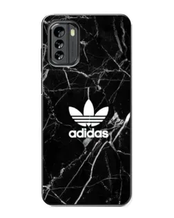 Чехол для Nokia G60 с картинкой «Белый мрамор Adidas»